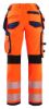 Afbeeldingen van BLÅKLÄDER Werkbroek dames met 4-weg stretch 7197 High Vis oranje/marineblauw C48