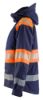 Afbeeldingen van BLÅKLÄDER Shelljack dames 4430 marineblauw/High Vis oranje 2XL