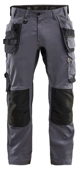 Afbeeldingen van BLÅKLÄDER Werkbroek met 2-weg stretch 1750 medium grijs D112