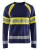 Afbeeldingen van BLÅKLÄDER T-shirt met lange mouwen 3510 marineblauw/High Vis geel S