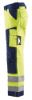 Afbeeldingen van BLÅKLÄDER Werkbroek zonder spijkerzakken 1566 High Vis geel/marineblauw D88