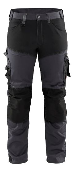 Afbeeldingen van BLÅKLÄDER Werkbroek met stretch 1799 medium grijs/zwart D96
