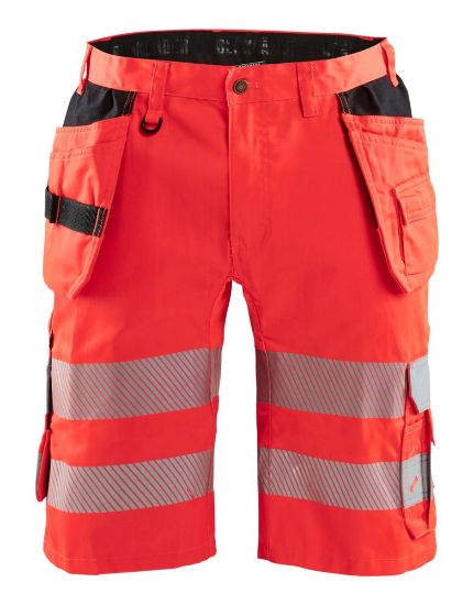 Afbeeldingen van BLÅKLÄDER Short met stretch 1586 High Vis rood C56