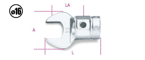 Afbeeldingen van BETA Opsteek steeksleutel 12MM 642 12