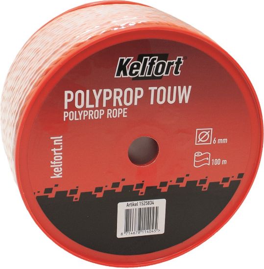 Afbeeldingen van KELFORT Touw polypropyleen oranje 6MM 220M