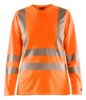 Afbeeldingen van BLÅKLÄDER T-shirt UV dames met lange mouwen 3485 High Vis oranje L