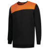 Afbeeldingen van TRICORP Sweater bi-colour Naden 302013 zwart/oranje 5XL