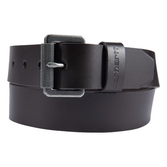 Afbeeldingen van Riem leer met rolgesp 800621 bruin W42