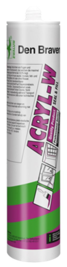 Afbeeldingen van ZWALUW Acrylaatkit Acryl-W bruin 310ML