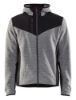 Afbeeldingen van BLÅKLÄDER Gebreid jack met softshell 5940 grijs mêlee/zwart XL