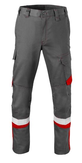 Afbeeldingen van HAVEP Werkbroek dames 5safety Image + 80517 charcoal/rood D48