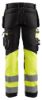 Afbeeldingen van BLÅKLÄDER Werkbroek met stretch 1794 zwart/High Vis geel C46