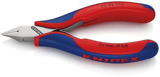 Afbeeldingen van KNIPEX Zijsnijtang elektro 7772115 DIN9654