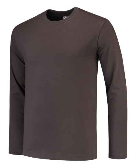 Afbeeldingen van TRICORP T-shirt met lange mouwen 101006 donkergrijs S