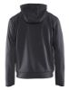Afbeeldingen van BLÅKLÄDER Hoodie met rits 3363 medium grijs/zwart XL