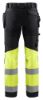 Afbeeldingen van BLÅKLÄDER Werkbroek met stretch 1558 zwart/High Vis geel D92