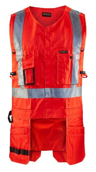 Afbeeldingen van BLÅKLÄDER Werkvest 3027 High Vis rood XS