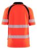 Afbeeldingen van BLÅKLÄDER Poloshirt UV 3595 High Vis rood/zwart L