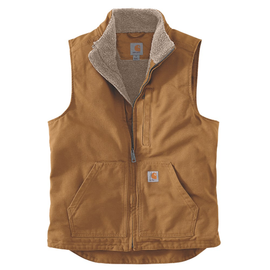 Afbeeldingen van CARHARTT Bodywarmer washed duck 104277 bruin 2XL