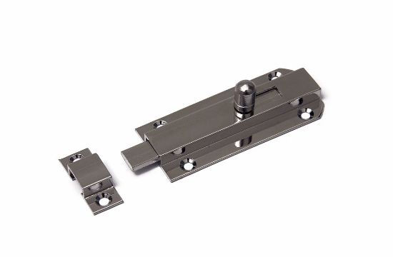 Afbeeldingen van DX Profielschuif vlak model messing vernikkeld 35X100MM