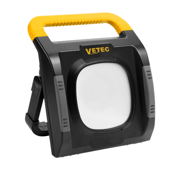 Afbeeldingen van VETEC Bouwlamp LED VLR100 + schuko 230V 5M 100W