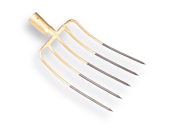 Afbeeldingen van Patatriek 5-tands smal brons met dul