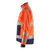 Afbeeldingen van BLÅKLÄDER Softshell jack dames 4902 High Vis oranje/marineblauw S