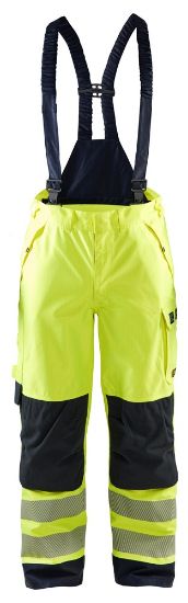 Afbeeldingen van BLÅKLÄDER Shell werkbroek Multinorm 1881 High Vis geel/marineblauw XS