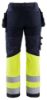 Afbeeldingen van BLÅKLÄDER Werkbroek Multinorm dames Inherent met stretch 7185 marineblauw/High Vis geel C36