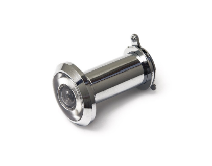 Afbeeldingen van Deurspion 180° Me chroom 14MM 35-60MM + rozet