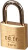 Afbeeldingen van OXLOC Cilinderhangslot EV messing laag 30MM KA3003