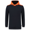 Afbeeldingen van TRICORP Sweater High Vis met capuchon 303005 inkt/fluor oranje 4XL