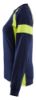 Afbeeldingen van BLÅKLÄDER T-shirt dames met lange mouwen Visible 3521 marineblauw/High Vis geel M