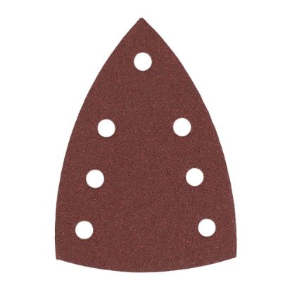 Afbeeldingen van MILWAUKEE Schuurpapier delta 7 gaten 100X147MM HL K120 10x