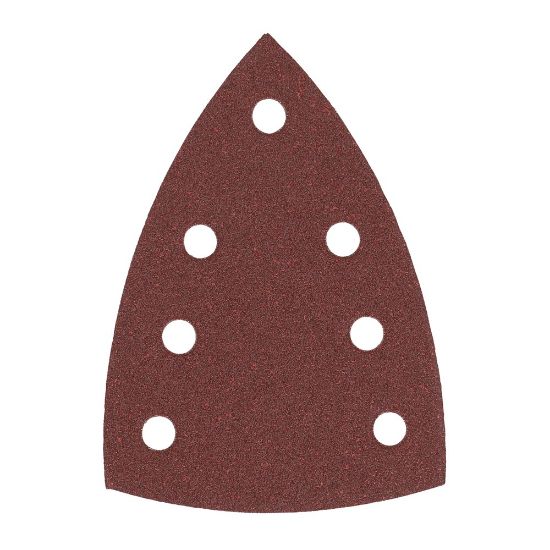 Afbeeldingen van MILWAUKEE Schuurpapier delta 7 gaten 100X147MM HL K120 10x