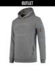 Afbeeldingen van TRICORP Sweater Premium met capuchon en logo 304004 steengrijs melange XL