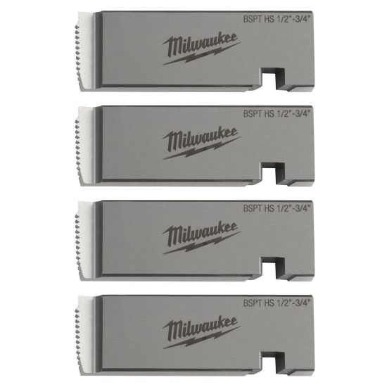 Afbeeldingen van MILWAUKEE Pijpdraadsnijder matrijs PTR2D ½"-¾" BSPT HS