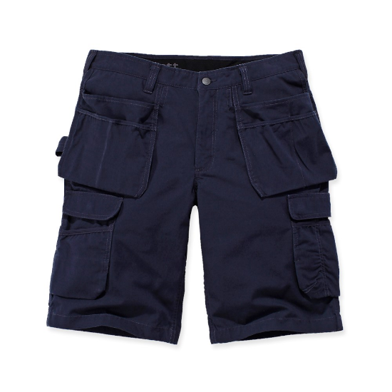 Afbeeldingen van CARHARTT Steel werkbroek kort multipocket 104201 navy W42