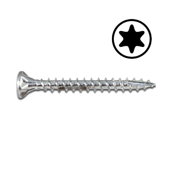 Afbeeldingen van WOFIX Spaanplaatschroef VZ T20 fijn 4,0X70MM