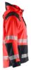 Afbeeldingen van BLÅKLÄDER Shelljack 4435 High Vis rood/zwart 5XL