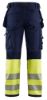 Afbeeldingen van BLÅKLÄDER Werkbroek met 4-weg stretch 1993 marineblauw/High Vis geel C52