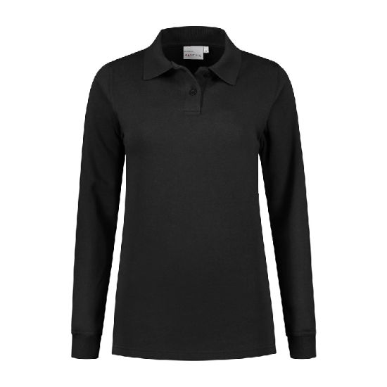 Afbeeldingen van SANTINO Polosweater dames Rick zwart M