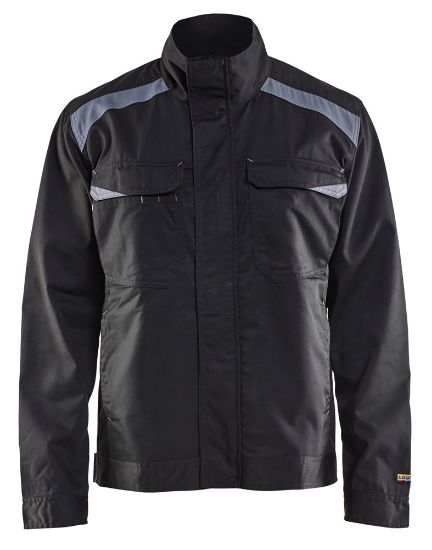 Afbeeldingen van BLÅKLÄDER Jack industrie ongevoerd 4054 zwart/grijs M