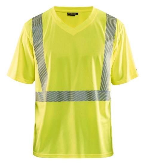 Afbeeldingen van BLÅKLÄDER T-shirt UV 3386 High Vis geel 2XL