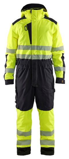 Afbeeldingen van BLÅKLÄDER Winteroverall 6725 High Vis geel/zwart LS