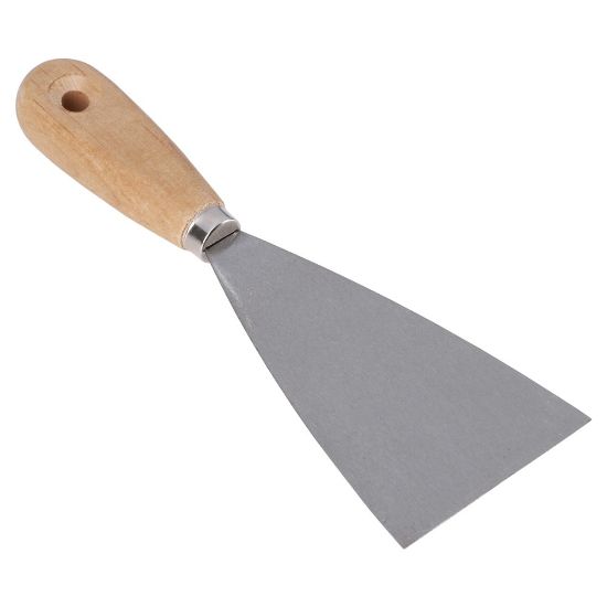 Afbeeldingen van COPENHAGEN PRO Plamuurmes met houten handvat 76MM