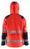 Afbeeldingen van BLÅKLÄDER Shelljack 4435 High Vis rood/zwart 5XL
