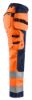 Afbeeldingen van BLÅKLÄDER Werkbroek dames met spijkerzakken 7156 High Vis oranje/marineblauw C48