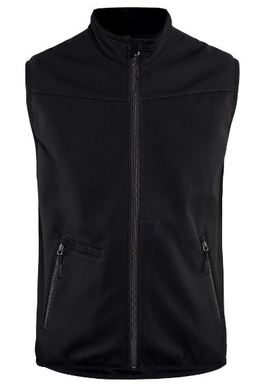Afbeeldingen van BLÅKLÄDER Softshell bodywarmer 3850 zwart/donkergrijs M