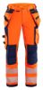 Afbeeldingen van BLÅKLÄDER Werkbroek dames met 4-weg stretch 7197 High Vis oranje/marineblauw C48